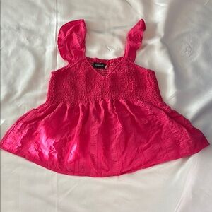Clarisbelle Peplum Sleeveless Top Pink Women Size XXL NWOT